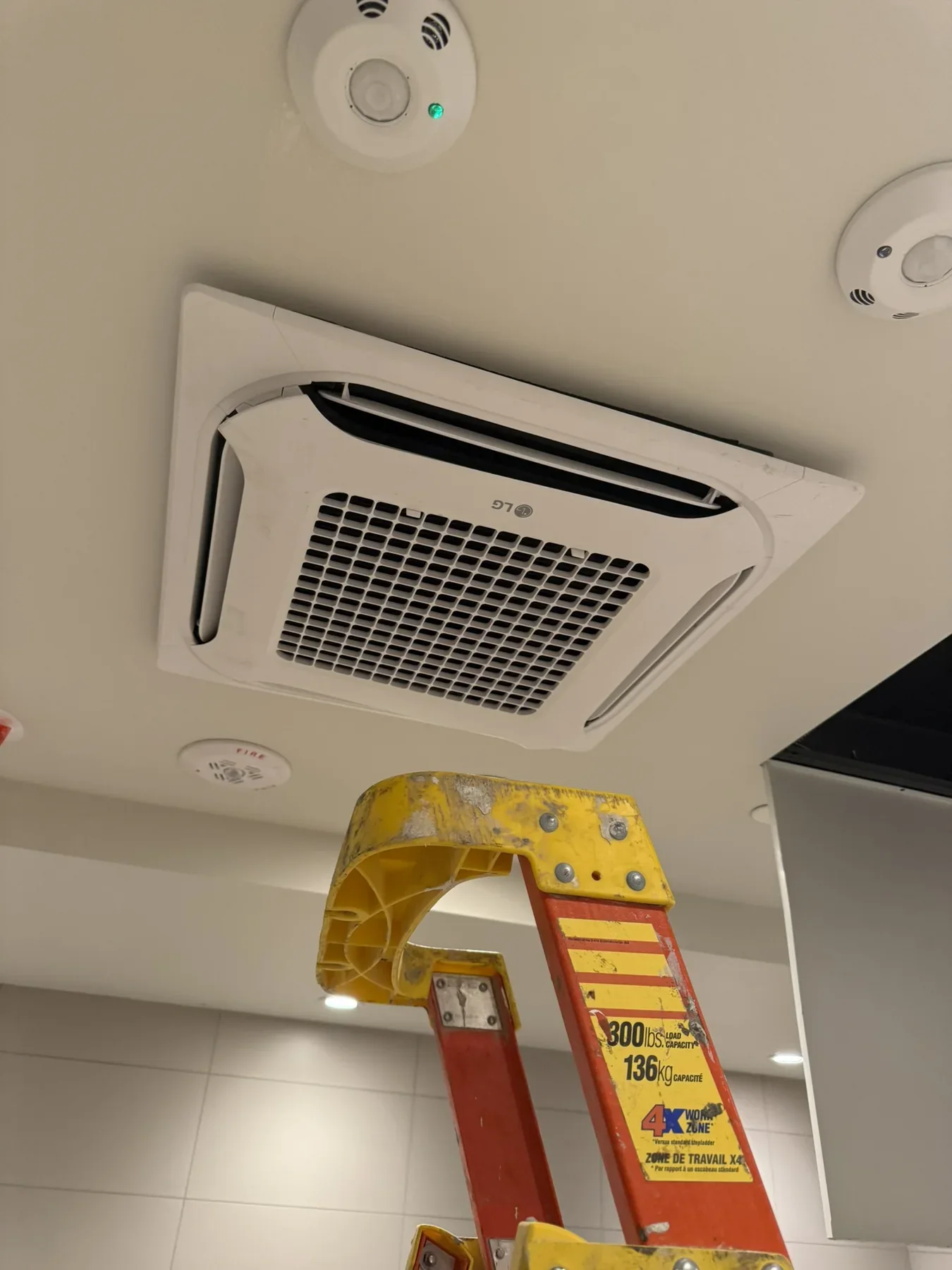 Finished ceiling cassette indoor unit