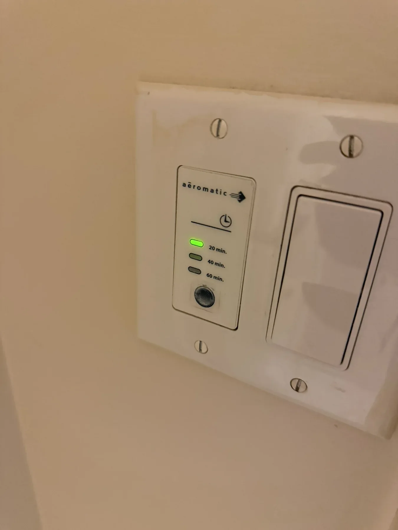 Residential HRV wall control